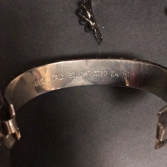 MADE IN ITALY Luxury Designer Leather Cuff Bracelets Bangles Stack MANY COLORS - Picture 8 of 8